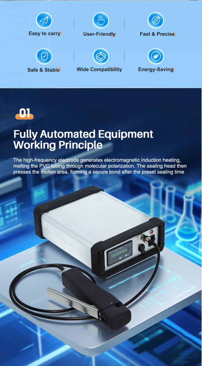 دستگاه سیلر لوله کیسه خون PVC Cenlee برای بیمارستان ها، دستگاه سیلر لوله برای بانک خون 1