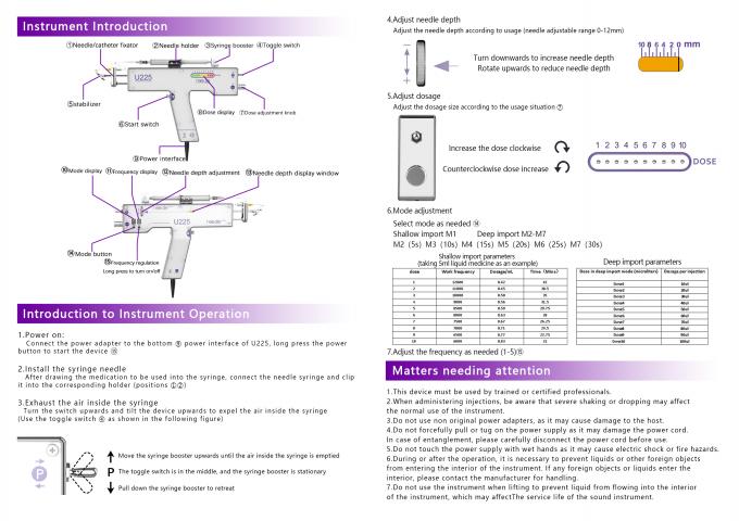 U225 قابل حمل ميزوتراپي اسلحه درمان پوست دستگاه زيبايي مراقبت از صورت هنوز نظر نداده اند 6