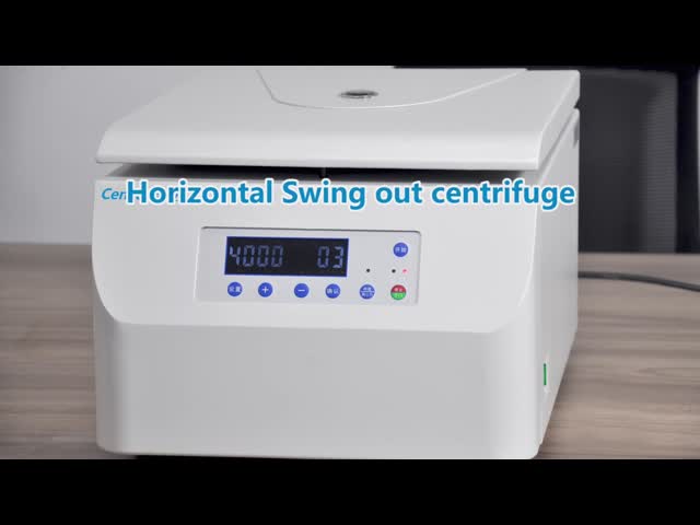 مرکز سانتریفیوژ افقی با چرخش دور (Swing-out Rotor) سلول مرکز سانتریفیوژ آزمایشگاهی با سرعت پایین/ کلینیک/ بیوتک/ PCR/ تحقیق خون/ پلاسم/ جداسازی ادرار