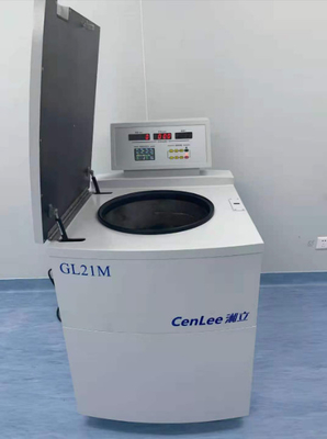 GL21M 21000rpm Ultra High Speed کف ایستاده خنک کننده سانتریفیوژ با سرعت 10/10 سرعت / Decel