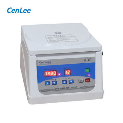 کیفیت TD4D سرعت پایین PRP PRF سانتریفیوژ 4000rpm 2200xg تعادل خودکار برای آزمایشگاه / بیمارستان 8x15ml گواهینامه CE کارخانه