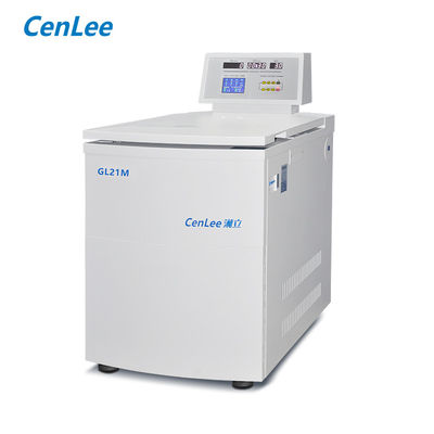 GL21M 21000rpm سانتریفیوژ روتور جداسازی مستمر سرعت فوق العاده کف ایستاده سانتریفیوژ خنک با 48900 x g Max RCF