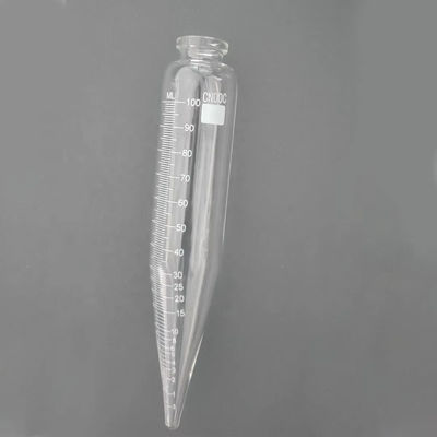 قیمت خوب لوله سانتریفیوژ شیشه ای درجه بندی شده Cenlee لوله سانتریفیوژ نفتی 100 میلی لیتر با کف مخروطی آنلاین