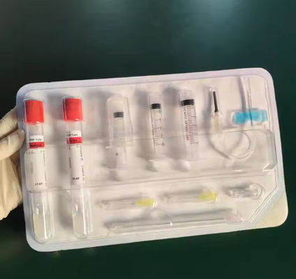 10 ML و 15 ML لوله های PRP برای سانتریفیوژ کیت پلاسمای غنی از پلاکت با ژل ACD و حمل UPS برای جوان سازی پوست