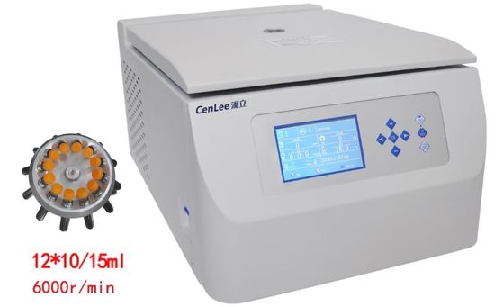 قیمت خوب نمایشگر LCD CenLee6R 6000r/Min با سرعت پایین سانتریفیوژ بالینی روی میز یخچال دار آنلاین