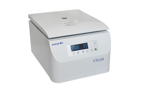 CTL420 4200rpm 5/15/20/50ml بنچ تاپ افقی سوئیینگ روتور بیرون ماشین سانتریفیوژ PRP
