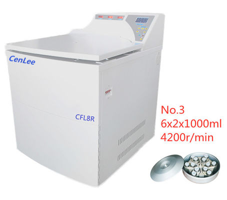 قیمت خوب سانتریفیوژ یخچال ایستاده کف سرد ، سانتریفیوژ کیسه خون 2400 میلی لیتر 8000r / min آنلاین
