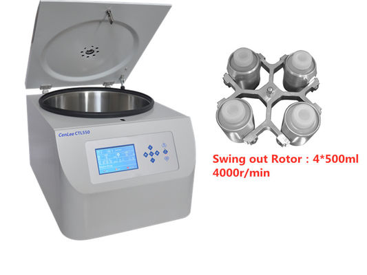 قیمت خوب 5500RPM 2000 ml ظرفیت بزرگ سانتریفیوژ نیمکت بالینی 5310RCF تهویه شده آنلاین