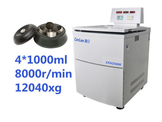 قیمت خوب سانتریفیوژ ایستاده کف 4 لیتری 64800xg Superspeed 25000r / Min از عدم تعادل آنلاین